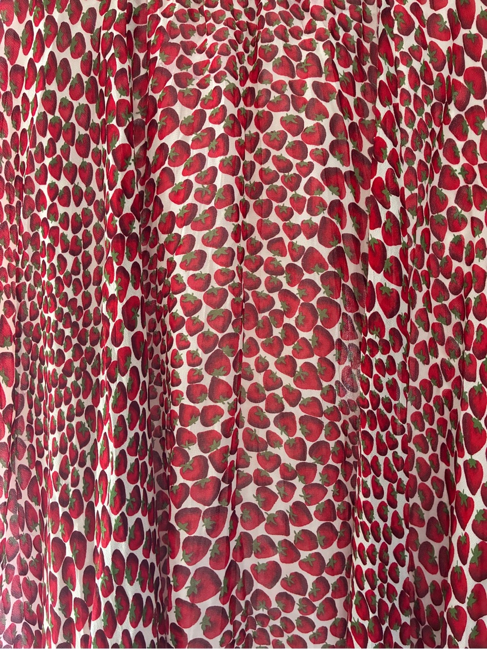 J.Crew Gwyneth Pleated Skirt in "Strawberry Swirl" - Picture 2 of 3